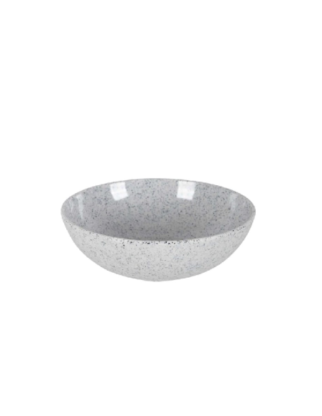 Serviço de jantar Granite Grey 16 peças Linha sólida Melanina