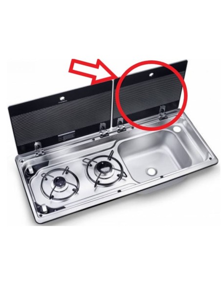 Cristal derecho para fregador de cocina MO9722R Dometic