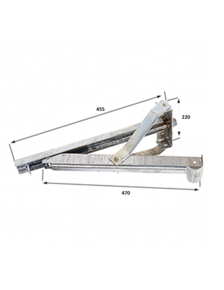 Stabilizzatore per roulotte in ferro 800kg