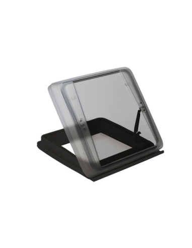Vision Star M skylight, 40x40 smoked glass, black inner frame, without illumination