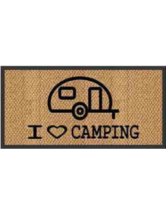 Felpudo I love camping caravana 40x60 cm