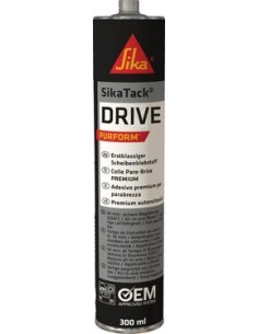 SikaTack Drive Purform negro de 300 ml para ventanas