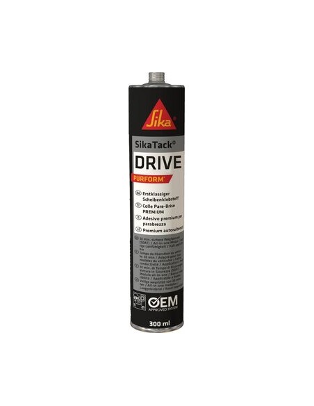 SikaTack Drive Purform negro de 300 ml para ventanas