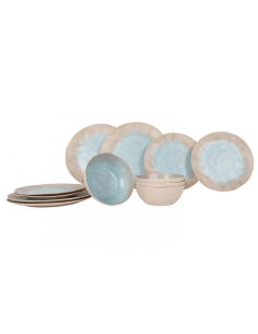 Vajilla de melamina Beige Gimex 12 pcs