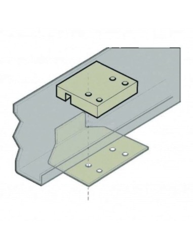 Accesorio de montaje para mover EM203 Placas de sujeción de aluminio para juego de chasis