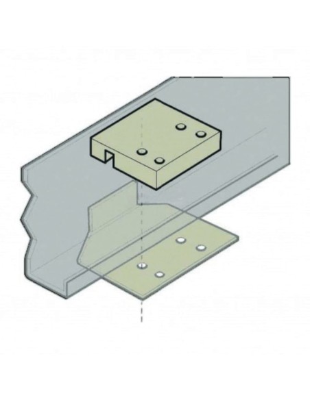 Accesorio de montaje para mover EM203 Placas de sujeción de aluminio para juego de chasis