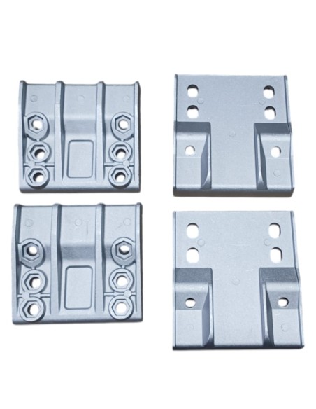 Accesorio de montaje para mover EM203 Placas de sujeción de aluminio para juego de chasis