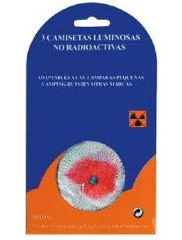 Camisetas luminosas 500W 3ud