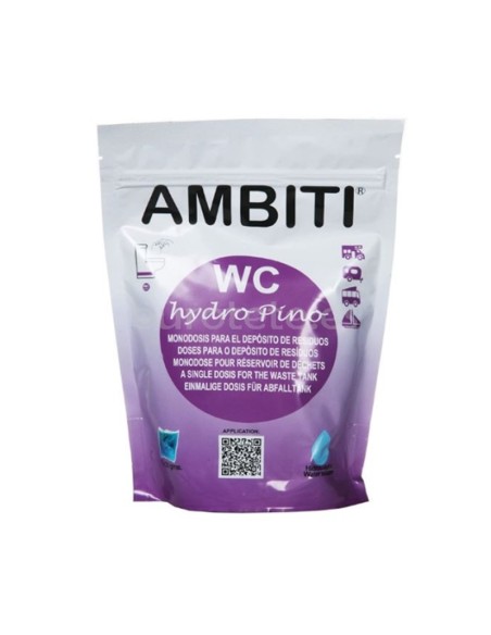 Ambiti WC hydro pine dose única 15 saquetas Ambiti WC hydro pine dose única 15 saquetas