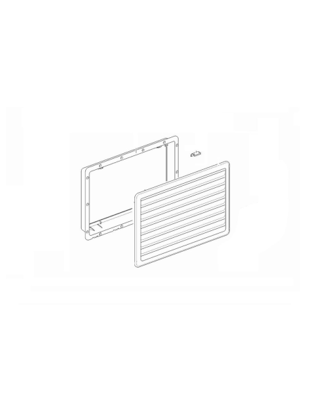 Rejilla de ventilación Thetford 432x257mm Gris HYMER