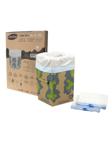 Cleanis est une toilette sèche, portable et pliable.