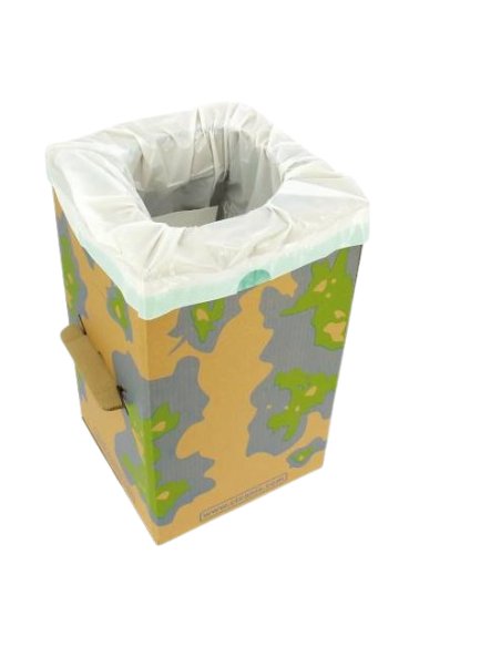 Cleanè una toilette pieghevole, portatile e asciutta. Cleanè una toilette pieghevole, portatile e asciutta.