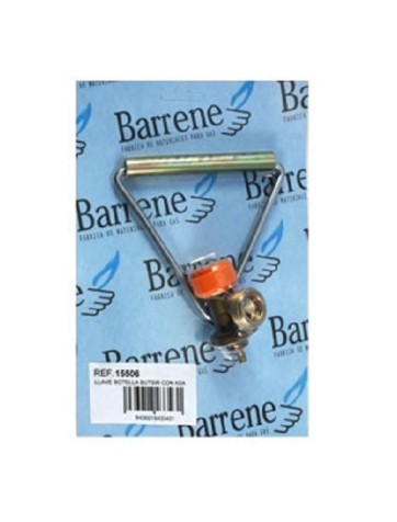 Regulador o llave para botella butsir con asa