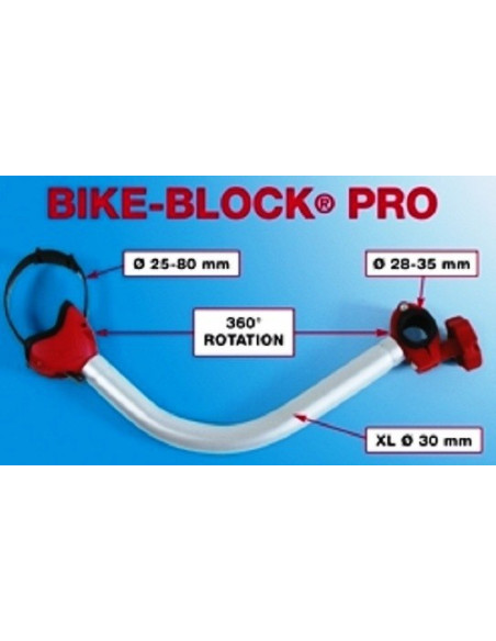 Braço para segurar a bicicleta Pro 2 Fiamma vermelha