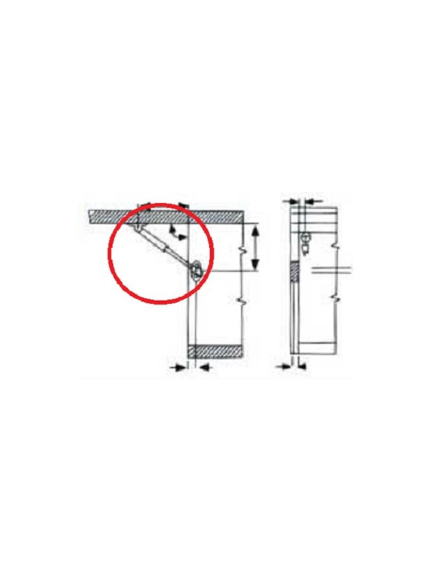 100N Thule Gas-Teleskopfeder