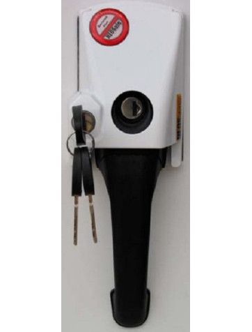 Seguro para puertas cerradura externa con manija. Tipo ZADI. HeoSafe.