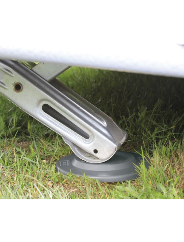 Base Fiamma para pata caravana Plates grey