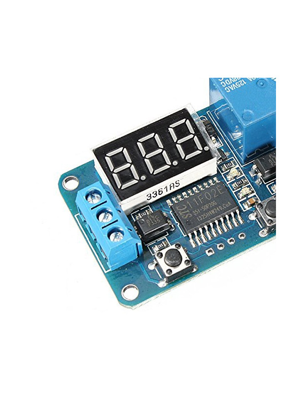 12V Digitaltimer. mit unabhängigem Relais. 2 Tasten. Automatisierung. Programmierer oder Timer