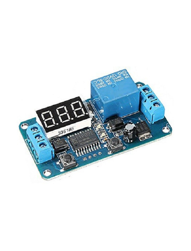 12v digital timer. with independent relay. 2 buttons. Automation. programmer or timer