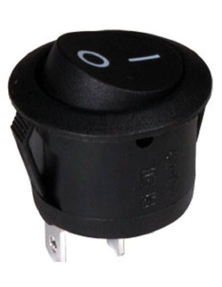 Round rocker switch 2P 1C