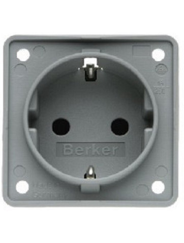 Plug for 230v socket. Gray.