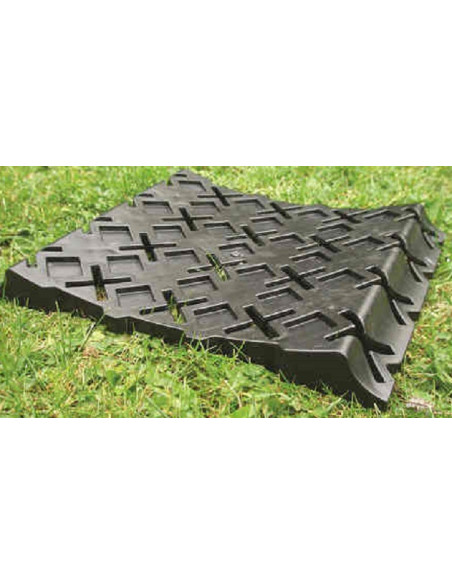 Calzo de base para nivelar ruedas. Milenco