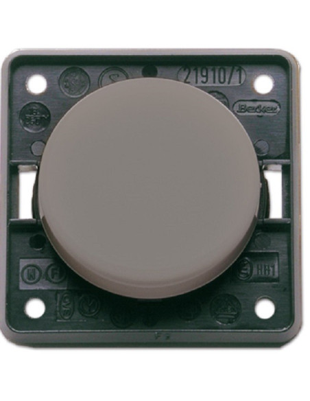 Bouton poussoir / interrupteur gris