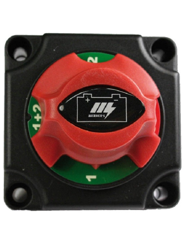 300 A battery selector with rotary knob.