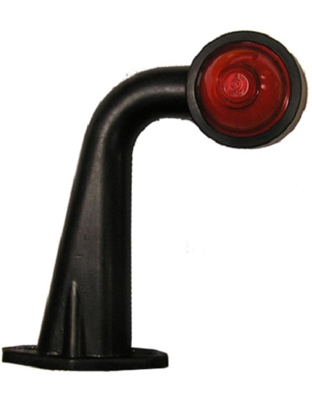 Offset clearance light white and red Offset clearance light white and red