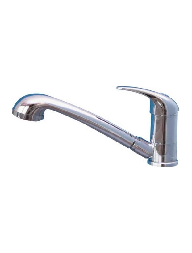 Grifo cromado extraíble para superficie horizontal