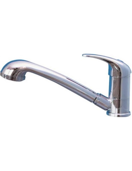 Torneira cromada extraível para superfície horizontal