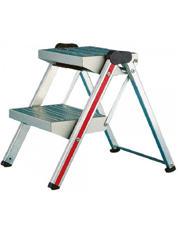 Double marche pliante galvanisée Hymer.