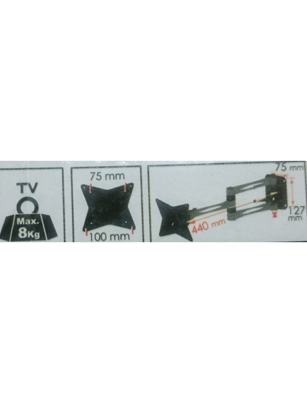 Soporte TV 3 articulaciones