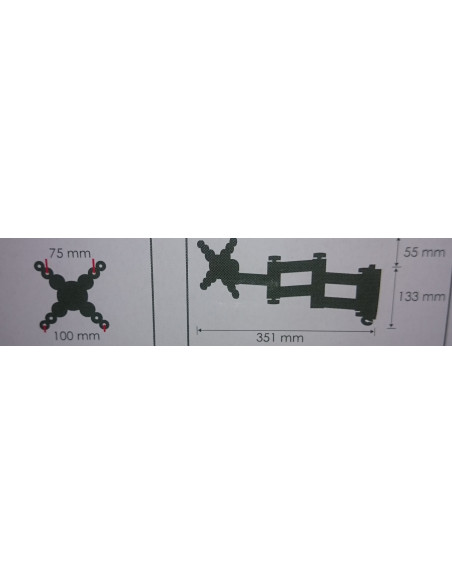 Meuble TV à 4 articulations