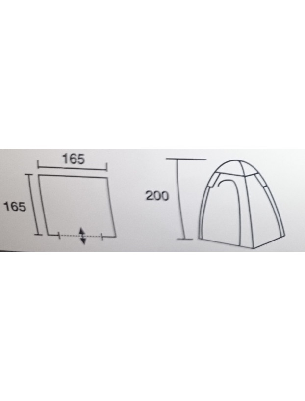 Tenda cabine Esprime 165x165 cm