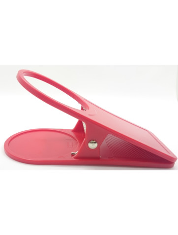 Pinza clip sujeta vasos Rojo