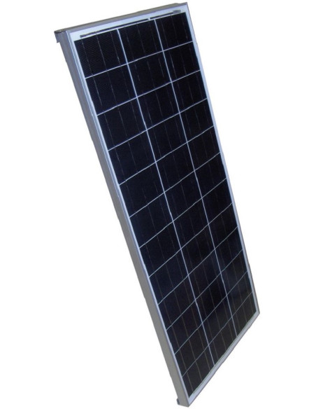 Wesentliches 110-W-Solarmodul + Kabel + Solarregler + Kabelverschraubung.