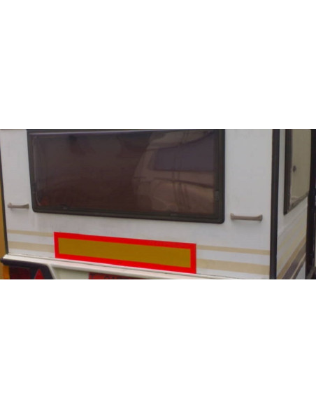 Placa V6 veículo longo Alumínio 113cm