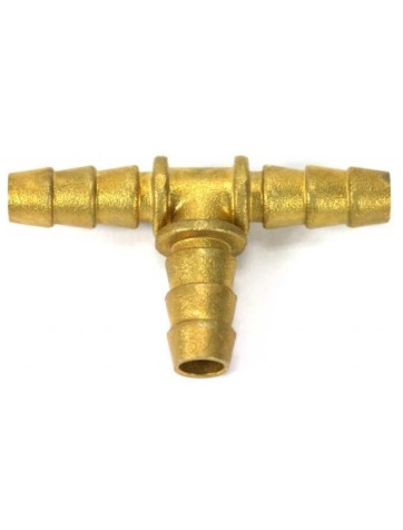 Tee for butane gas hose. Branch or bypass