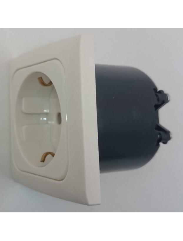 Stecker für 230V Steckdose. Weiß