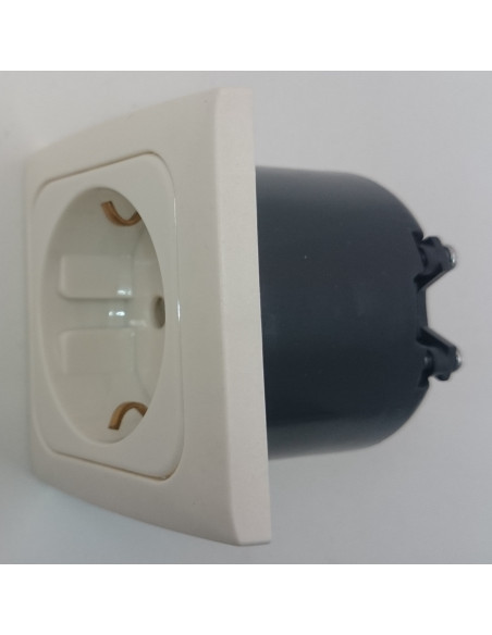 Spina per 230V. Bianco