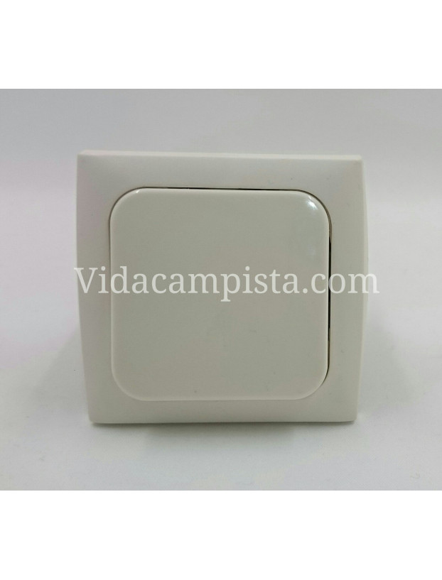 Interruttore con scatola di meccanismo. Bianco
