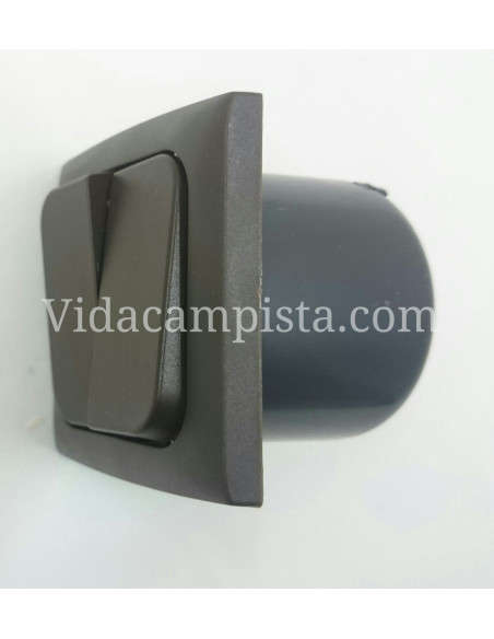 Interruptor doble 230V. Marrón