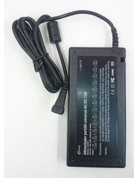 Alimentador 12V 72W 6AMP AC/DC Alimentador 12V 72W 6AMP AC/DC