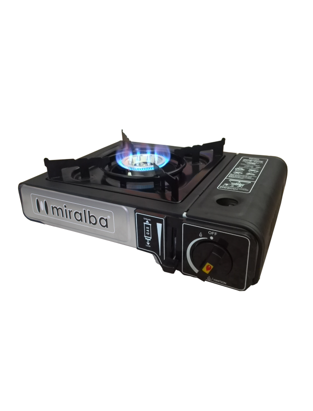 Réchaud à gaz portable avec diffuseur de chaleur Miralba