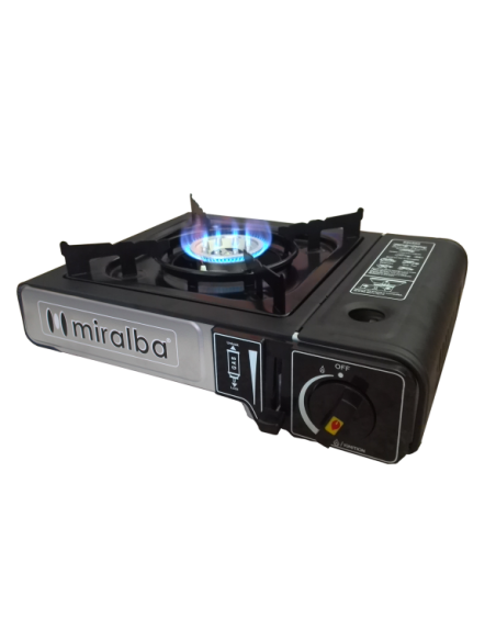 Réchaud à gaz portable avec diffuseur de chaleur Miralba