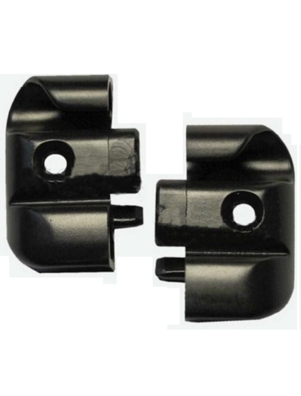 Abschlussprofile für Fenster. Schwarz