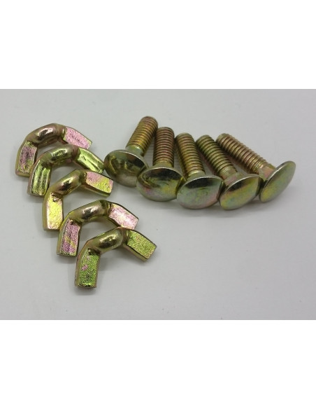 Grampos de extremidade para tubo de reforço de 25-28 mm. x5