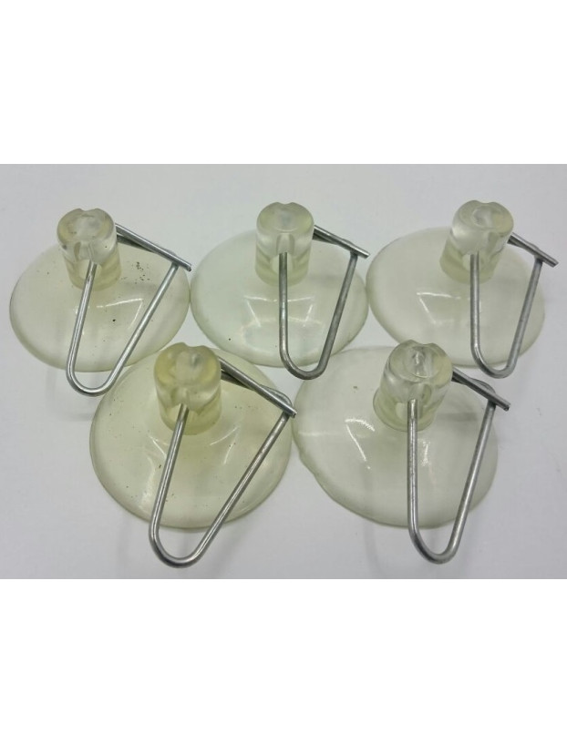 50 mm selbstklebende Saugnäpfe. x5