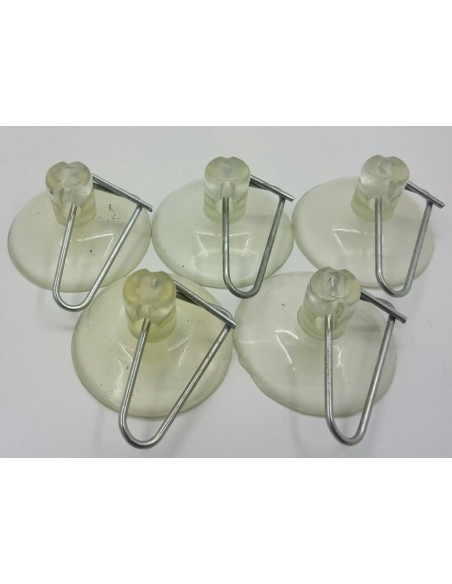 Ventouses adhésives de 50 mm. x5